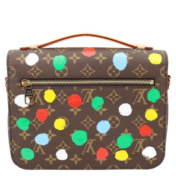 Louis Vuitton  LV x YK Dots Metis Pochette Monogram Painted Dots Crossbody Bag B - Picture 4 of 13